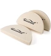 NEWISHTOOL 3 PCS Wool Felt Squeegee Window Tint Tools, Scratch Free Soft Woolen Squeegee for Viny...