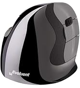 Evoluent VMDMW Vertical Mouse 4 for Right Hand – Ergonomic Mouse Wireless USB, Helps Reduce Carpa...
