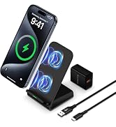 Wireless Charger Samsung S26 Ultra Fast Charging Stand for Galaxy S26/S26+/S25 FE/S25 Edge/S25+/S...