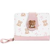 Sunwel Fashion Cutest Fruit Prints Wallet Card Slots Small Wallet with Zipper Coin Pouch Wallet f...