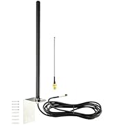 Boobrie 915Mhz LoRa Antenna with Wall Mount Bracket Omni External LoRaWAN Antenna 9.84ft RG58 Cab...