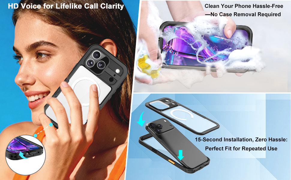Precise cut, easy to disassemble and clean, clear sound quality.