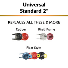 2 inch flapper types