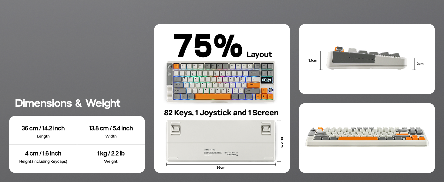 RT85 Wireless Gaming Keyboard
