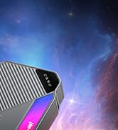 Fikwot FP107 4TB Magnetic Portable SSD, 2050MB/s USB 3.2 Gen 2x2 Portable SSD with RGB Lighting, ...