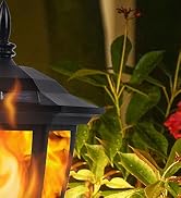 Solar Flame Post Lights