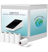 Thermal Paper for Square POS (Square Terminal Thermal Printer) by Paper Planet | Credit Card Mach...