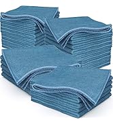 Pro Grade, Never Scratch 16x16 Microfiber Towel 36 Pk. Absorbent Cleaning and Polishing Towels fo...