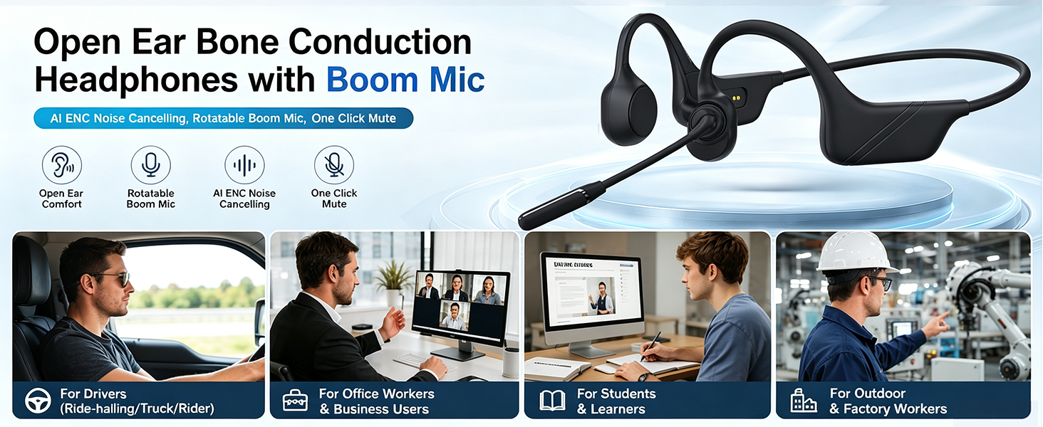 open earphone with mic