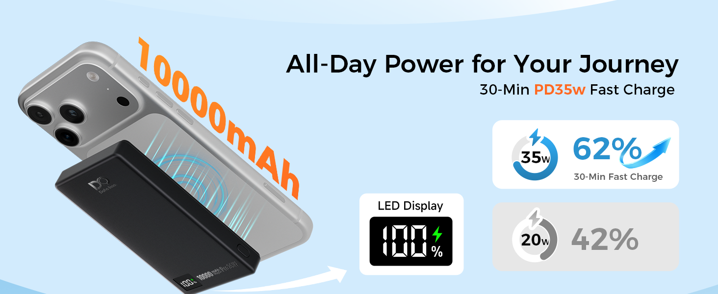 PD 35W Magnetic Wireless Power Bank 10000mAh 07