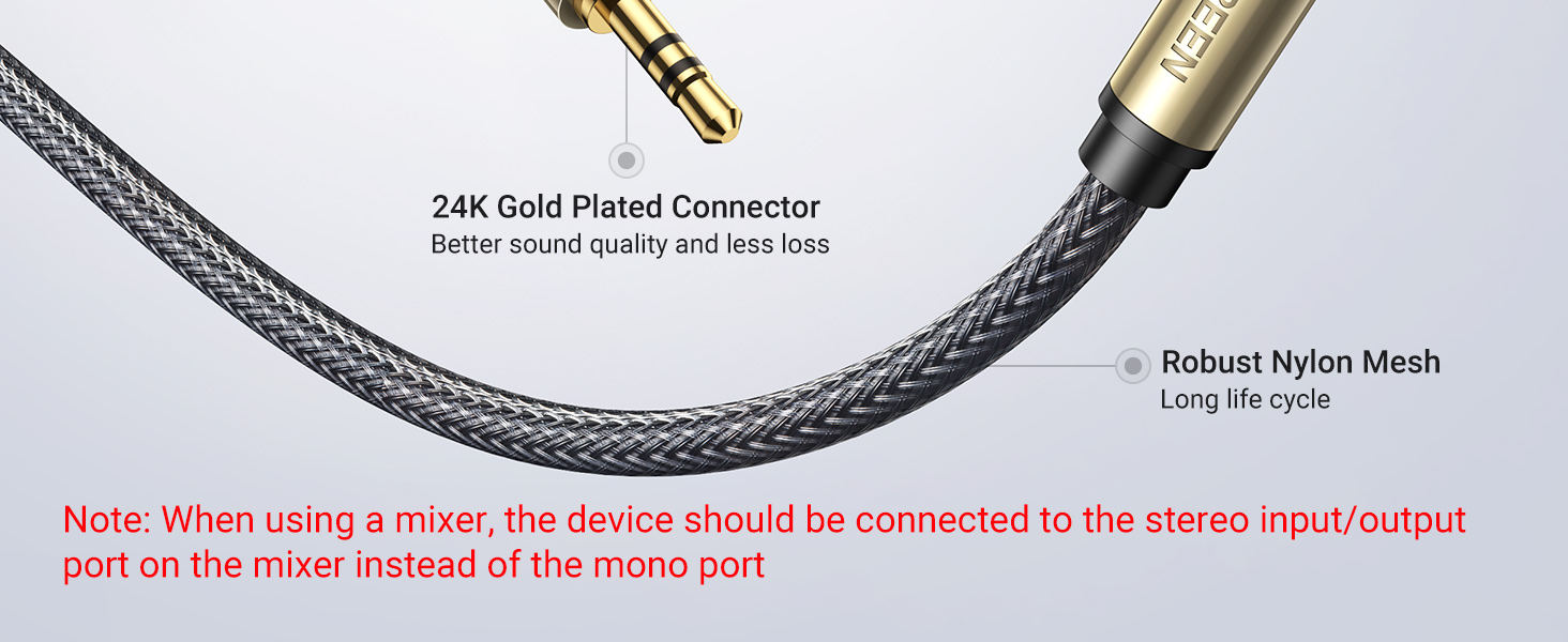 1/4 to 3.5mm Guitar Cable