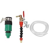 Universal Cutting Machine Water Sprayer, Multi Angle Water Dust Remover Misting System with Water...