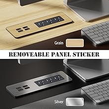 recessed outlets surge protector office essentials flush mount outlets for furniture