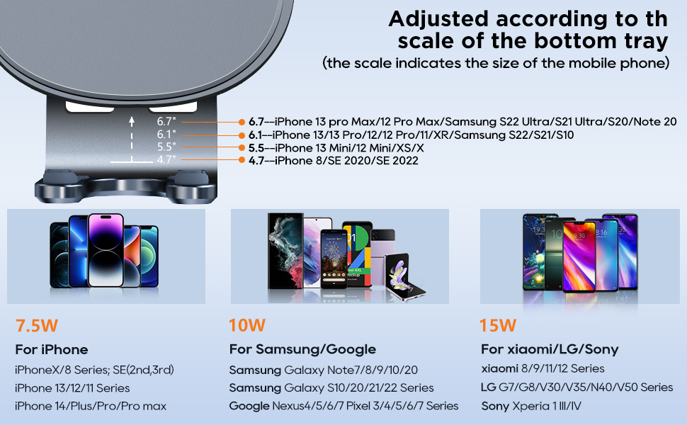 wireless car charger mount