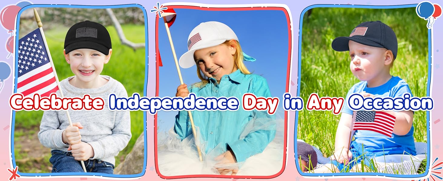 toddler baseball hat baby baseball cap american flag hat 4th of july hat infant baseball hat