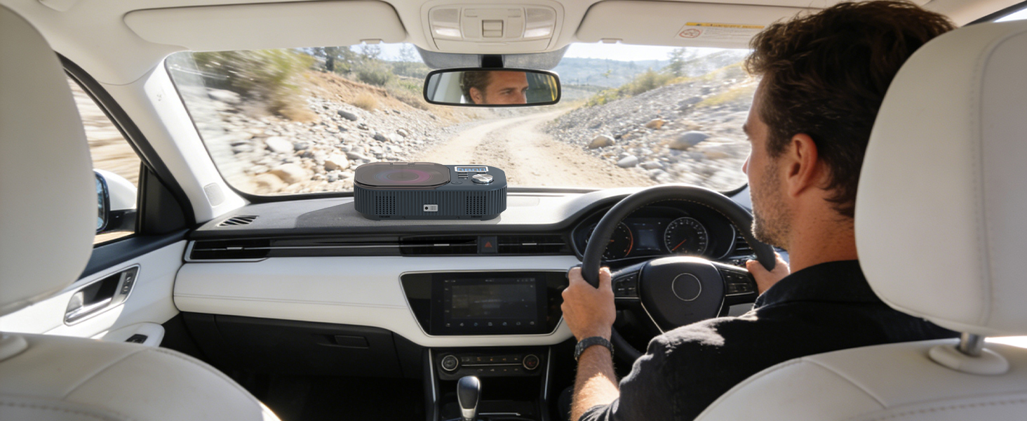 4000mAh Rechargeable CD Players for Car