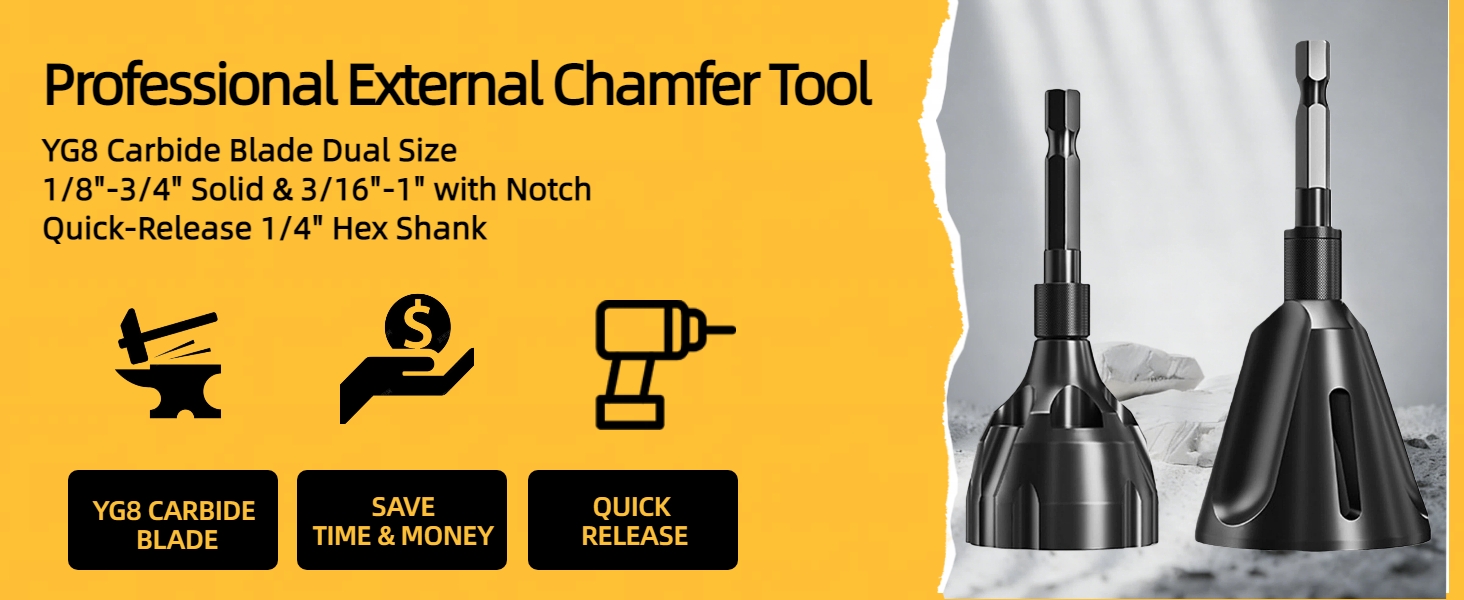 Siffoi Professional External Chamfer Tool Set