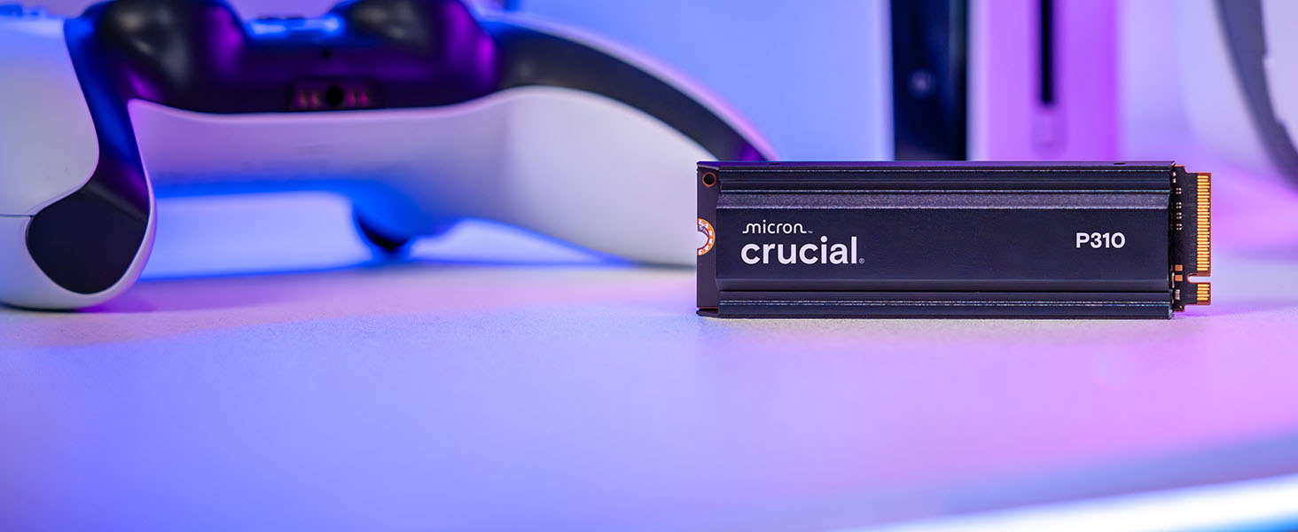 Crucial P310 2280 NVMe Internal SSD With Heatsink