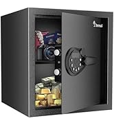 Bonsaii Security Safe Box,1.2 Cubic Feet Large Document Safe Box,New Type of Digital Keypad Lock,...