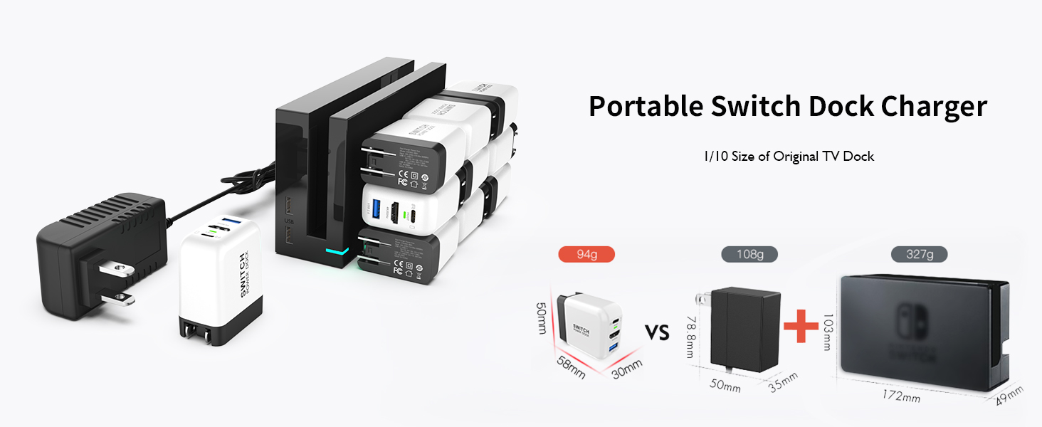 Portable Switch Dock Charger