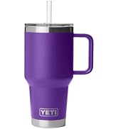 YETI Rambler 35 oz Straw Mug 2.0, Pace Purple | Double-Wall Vacuum Insulated Travel Mug, Cupholde...
