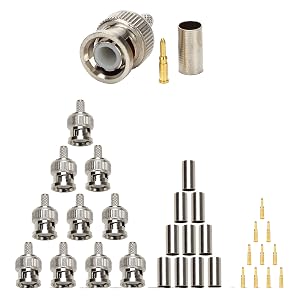 10pcs BNC connectors