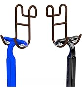 Jovware Bronze Shower Caddy Hooks, Shower Caddy Hooks Bronze, Razor Hanger for Shower, Bronze Sho...