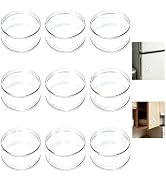 EBUKTUK 9pcs Door Knob Bumpers, Door Handle Bumper Clear Door Bumpers for Reducing Noise, Door Kn...