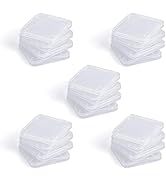 SD Card Holder, WOVTE Plastic SD MMC SDHC PRO Duo Memory Card case Holder Jewelery Case Transpare...