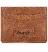 Montana West X Wrangler Small Credit Card Holder for Women Rfid Blocking Credit Wallet WG200-W054BR