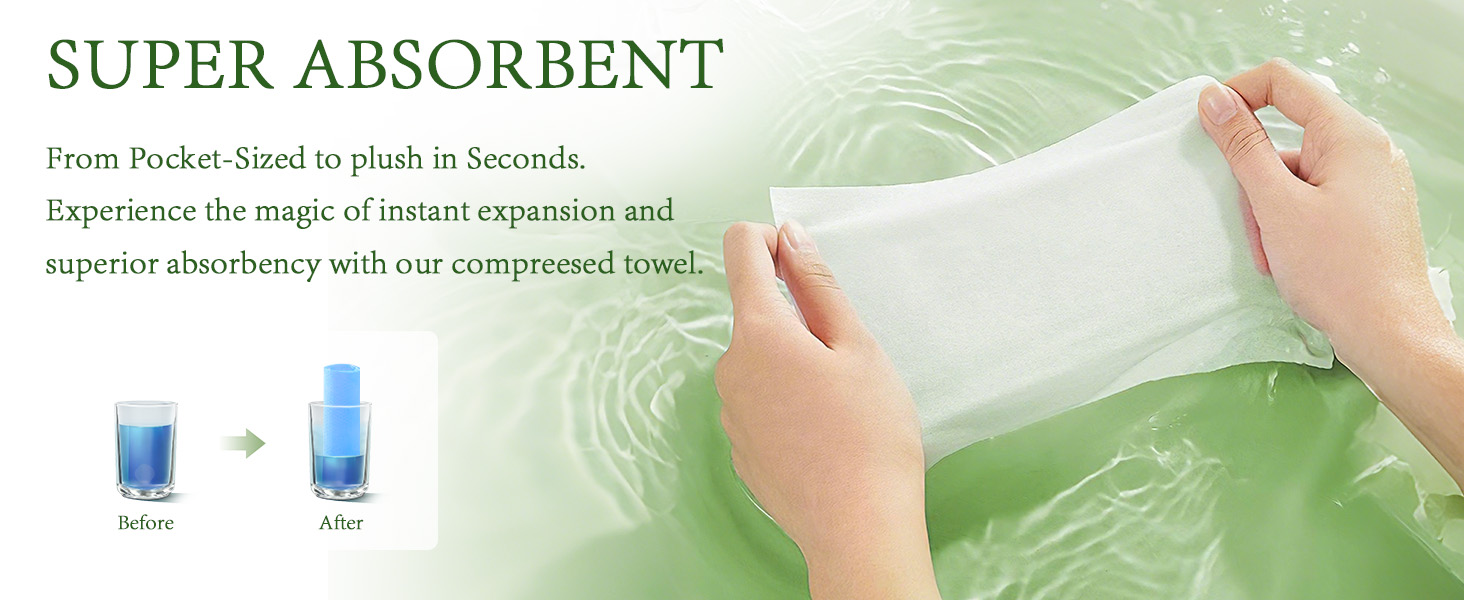 compressed face towel
