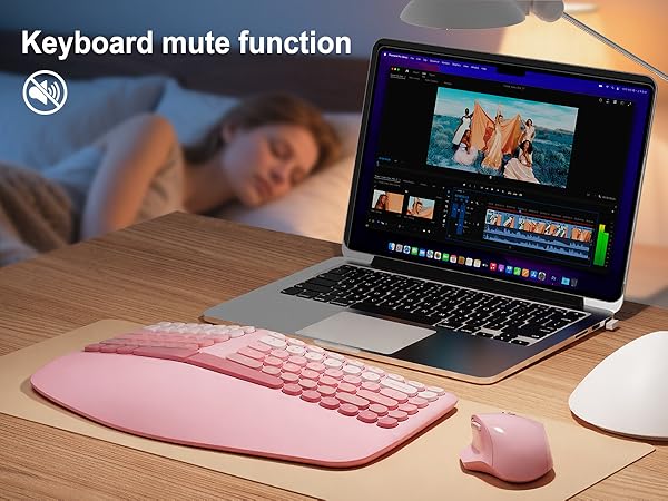 Ergonomic Wireless Keyboard