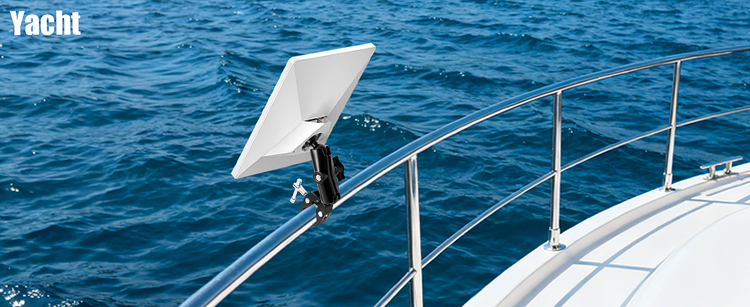 Adjustable Clamp Bracket Fits Starlink Mini for boat