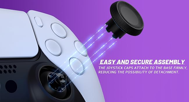 eXtremeRate ThumbsGear EDGE V3 Interchangeable Thumbsticks for PS5, PS4 Controller Analog Joysticks