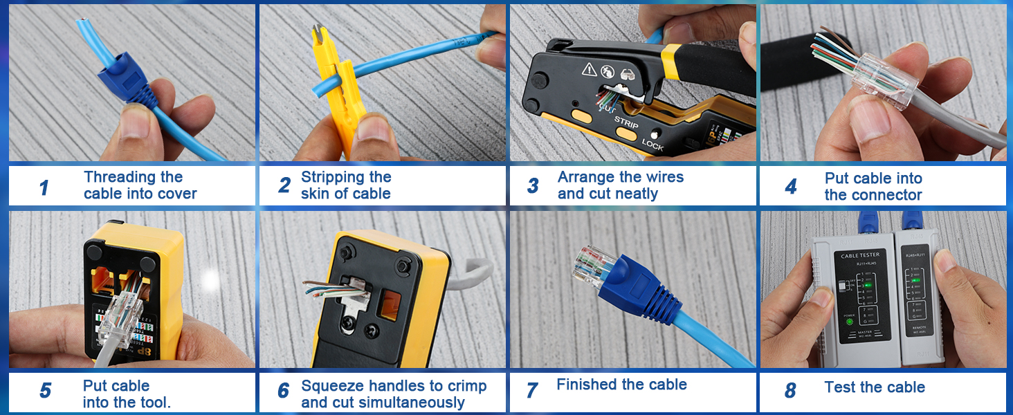 cat6 crimping tool kit