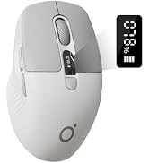 SEUNKWANG EWEADN Q1 Wireless Mouse, Bluetooth & 2.4G Silent Computer Mouse with 3 DPI Levels, Bat...