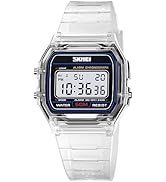 Gosasa Classic Unisex Women's Men's Digital Multifunction Sports Watch Stainless Steel Band Squar...