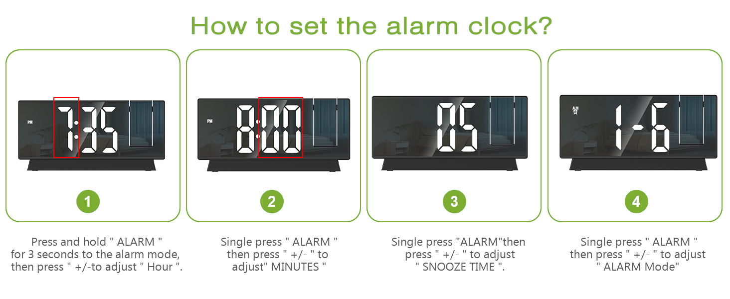 Projection Alarm Clock