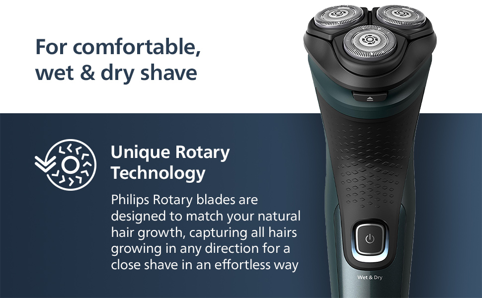 Philips Norelco Shaver 2600, Rechargeable Cordless Electric Shaver with Pop-Up Trimmer, X3052/91