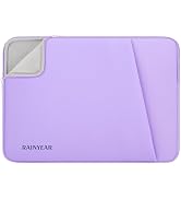 RAINYEAR Laptop Sleeve Case with Front Pocket, 13.3 Inch Protective Portable Case Briefcase Lapto...