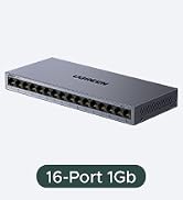 UGREEN Ethernet Switch, 16 Port Gigabit Switch