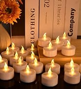 Tea Light, 150 Pack Flameless LED Tea Lights Candles Flickering Warm Yellow 100+ Hours Battery-Po...