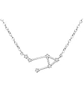 BriLove Gifts for Mom Women 925 Sterling Silver CZ Horoscope Zodiac 12 Constellation Astrology Pe...