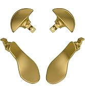 eXtremeRate Back Paddles for PS5 Edge Controller, Metallic Hero Gold Replacement Interchangeable ...
