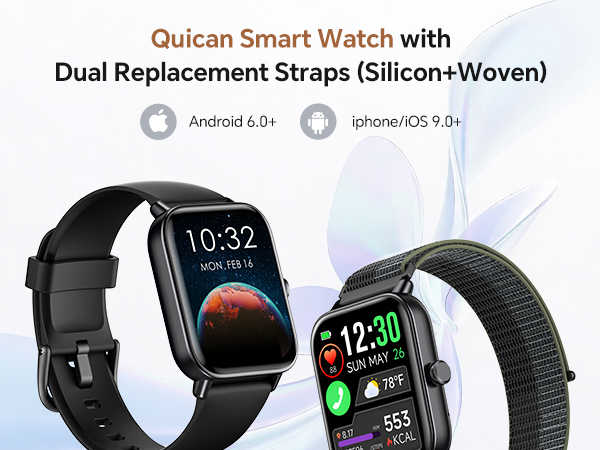 Quican Smart Watches for Women and Men