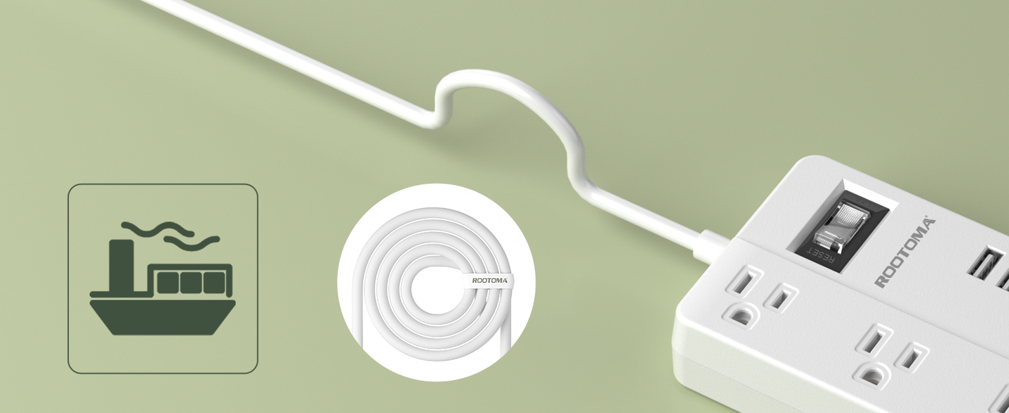 2 prong power strip