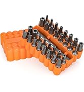 Mutt Tools 33pc Security Bit Set – Includes Security Torx, Metric and SAE Hex, Torq, Spanner Bit ...