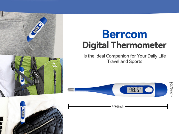 Digital Oral Thermometer for Fever