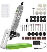Rotary Tool kit, Huepar Tools Rotary Tool Set with Stand and 51 PCS Accessories(Keyless Chuck), 4...