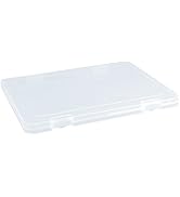 SAYEEC Portable Project Case A4 Plastic File Storage Box for 8.5